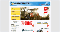 Desktop Screenshot of agrotractor.es